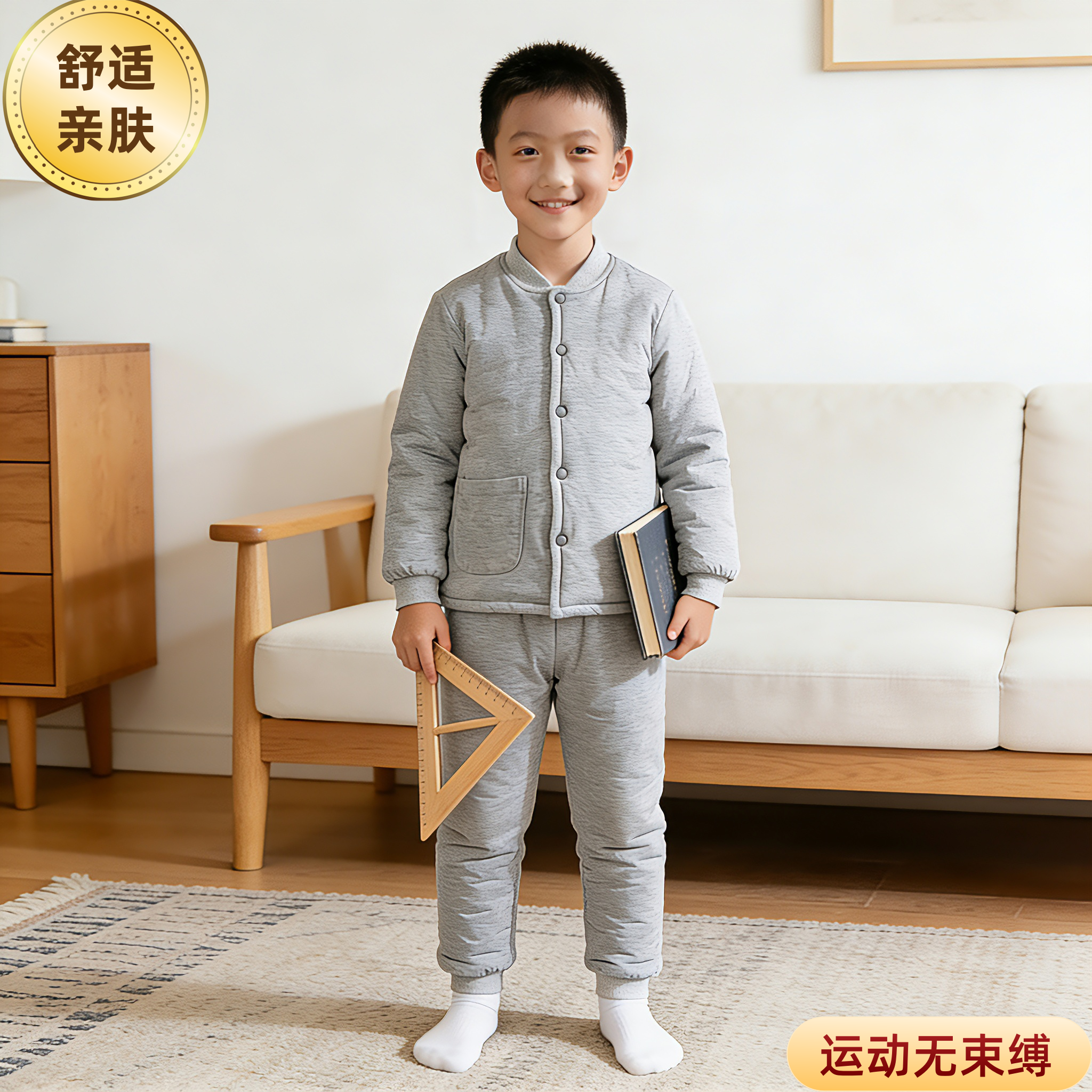 纯棉花儿童棉袄棉裤套装校服神器内胆男童女童手工纯棉花棉衣棉服,淘宝优惠券,粉丝福利购,淘宝优惠卷