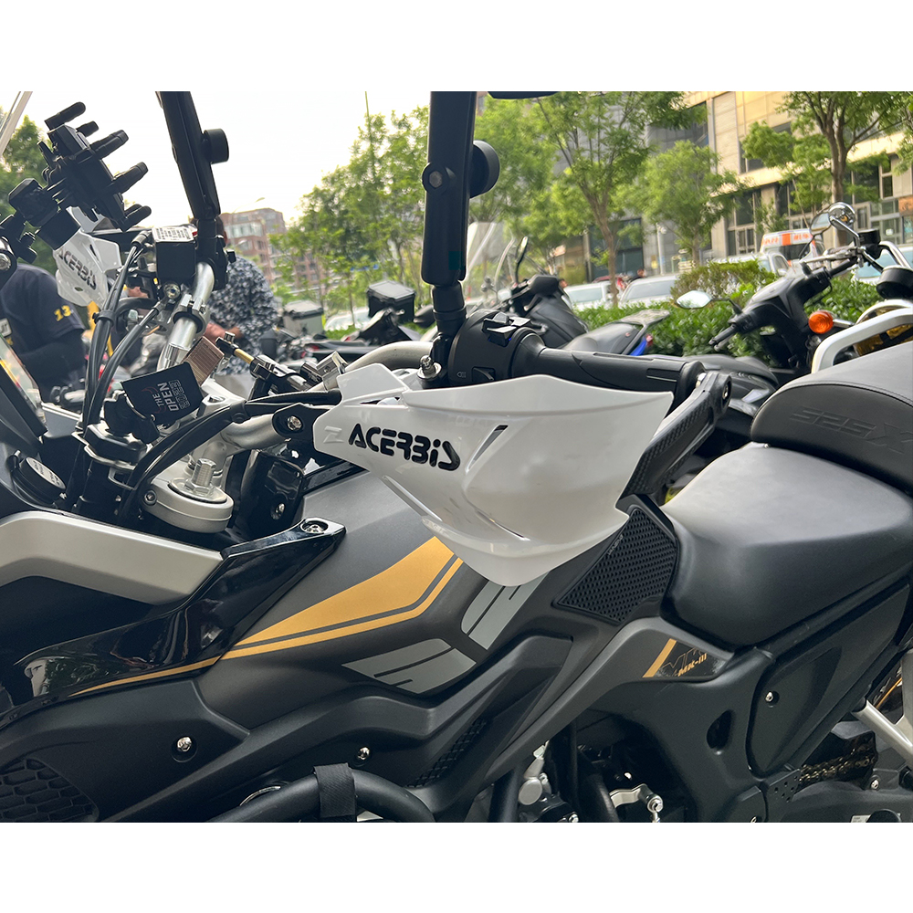 适用凯越525X 500X 400X改装摩托车护手防摔护弓阿西比斯挡风护罩 - 图1