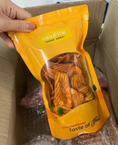 (Thailand Direct Post) ThongAmpai Carbon baked banana Crisp Slices Barbecue taste Thong Pugisume Ampai