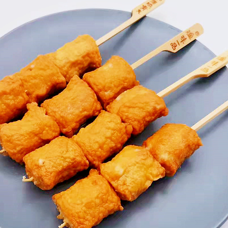 咖喱鸡脆骨10串关东煮食材商用海带结串香菇年糕福袋风琴串北极翅 - 图2