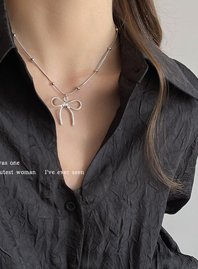 轻奢小众设计首饰高级感锁骨链