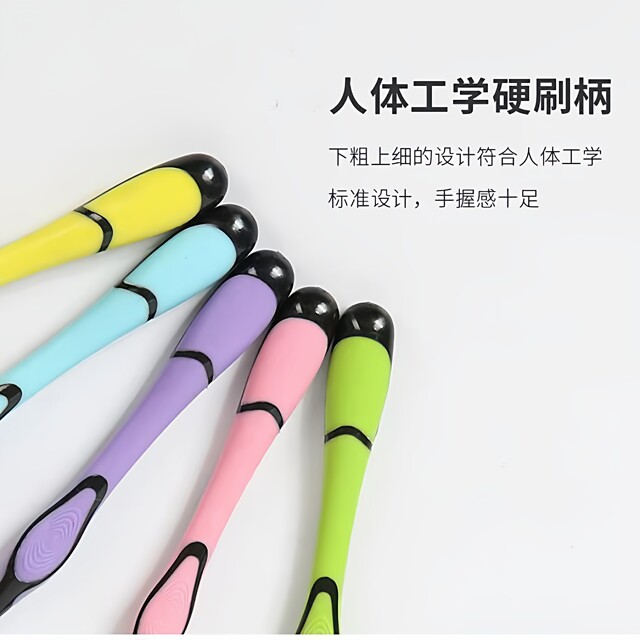 30 new bamboo charcoal toothbrushes with soft bristles for household male and female students and adult toothbrushes