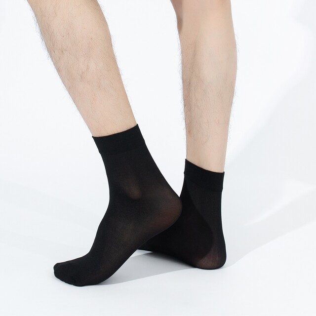 Men's ultra-thin sweat-wicking breathable men's stockings business socks