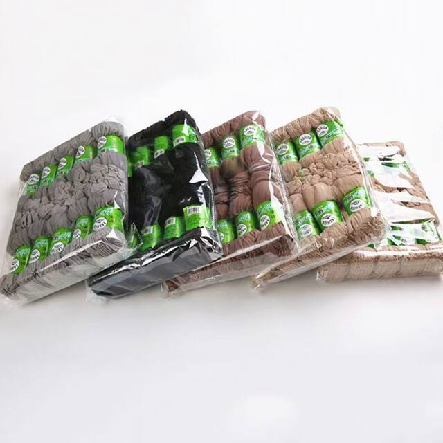 100 pairs of summer thin invisible crystal socks
