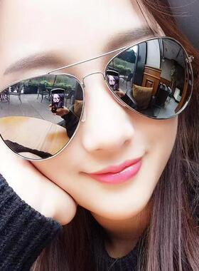 新款太阳镜男圆脸防晒墨镜女韩版潮网红同款司机开车蛤蟆眼镜