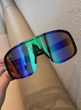 户外防风黑框超大框显瘦护目镜