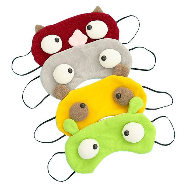 Plush blackout eye mask kindergarten cartoon funny