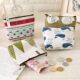 Cotton and linen small fresh and retro Korean version coin wallet coin bag Simple and fashionable canvas cartoon key bag Card bag