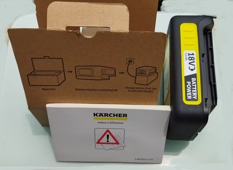 原装正品凯驰卡赫karcher吸尘器电池18V  36V 充电器 - 图2