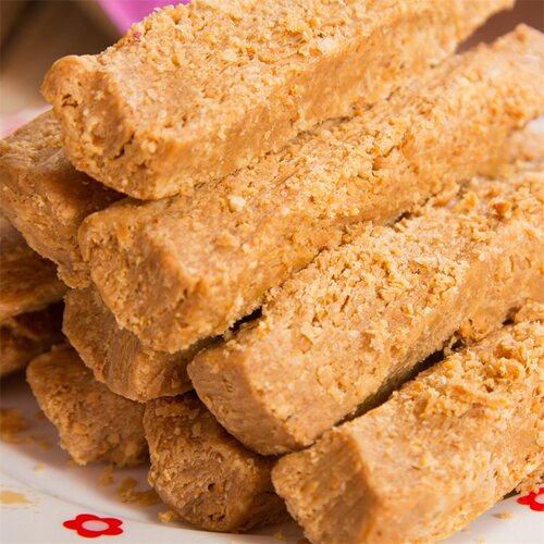 河北唐山特产花生酥糖 高小酥老式传统糕点零食低甜茶点小吃500克 - 图2