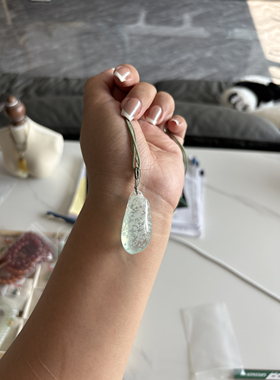 捡漏大漏！新疆料天青冻天青蓝色手工福瓜