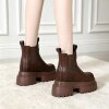 10CM thick sole inner heightening Chelsea boots for women short boots for women