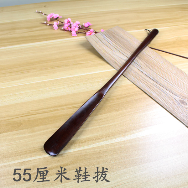 实木鞋拔子超长免邮长柄木鞋拔提鞋器老人孕妇穿鞋不弯腰鞋抽70高清大图