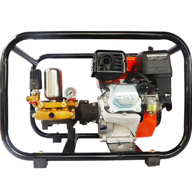 Electric start agricultural stretcher-type gasoline direct-connected sprayer