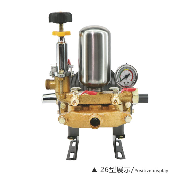 Agricultural high-pressure three-cylinder plunger pump cleaning pressure pump head