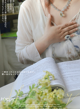 手工梭编蕾丝法国小众轻奢复古宫廷风项链现货