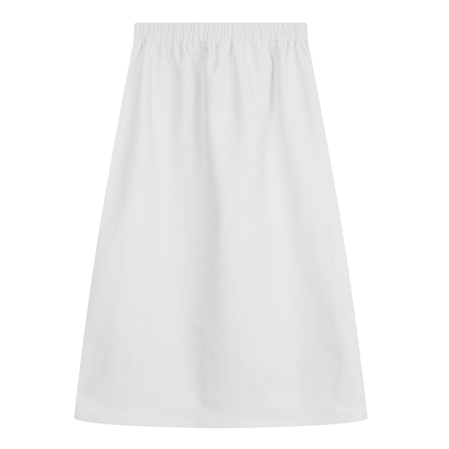 YUZI鱼子高腰A版针织白色半身裙女中长款简约百搭休闲裙显瘦大码,淘宝优惠券,粉丝福利购,淘宝优惠卷