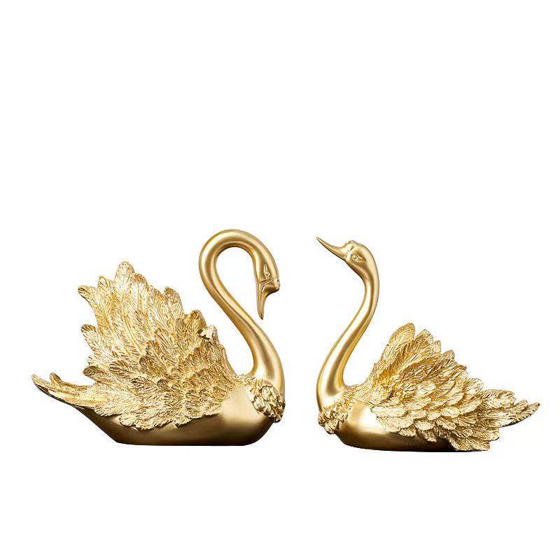 欧式现代情侣黑天鹅工艺品客厅收纳摆件高级天鹅酒柜装饰结婚礼物,淘宝优惠券,粉丝福利购,淘宝优惠卷