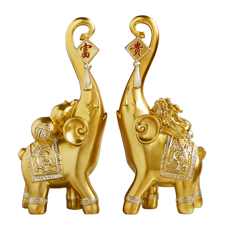 富贵大象福象摆件客厅家居电视柜玄关轻奢高档装饰品乔迁新居礼物,淘宝优惠券,粉丝福利购,淘宝优惠卷