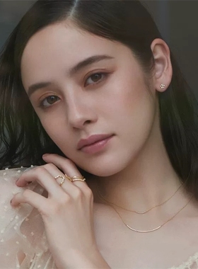 永恒光芒戒指纯银露珠女