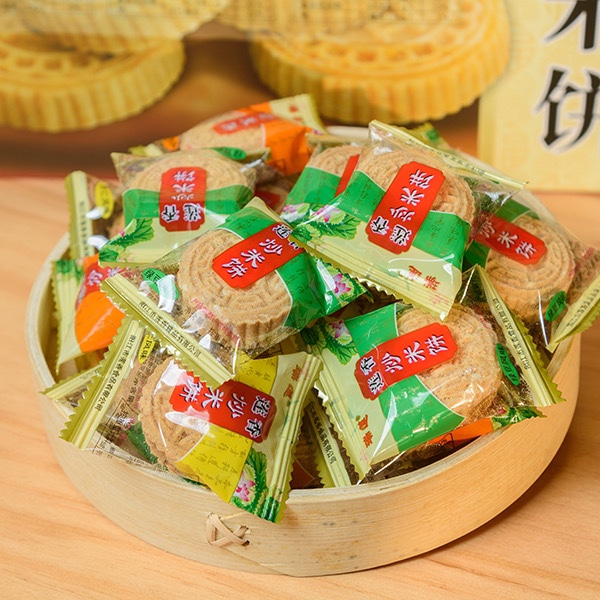 阳江莲香炒米饼瑞莲炒米饼粉酥合家欢炒米饼808g传统手工阳江特产-图0