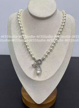 松果土星珍珠项链Lucille榛果