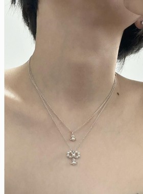 铜镀金小众冷门土星项链合集