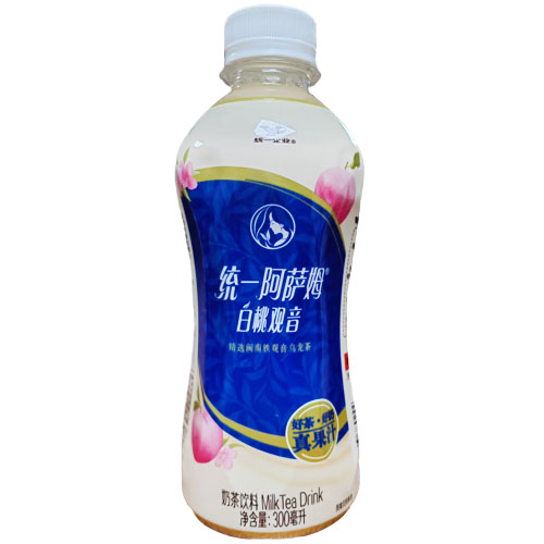 统一阿萨姆白桃观音奶茶300ml*24瓶整箱装迷你小瓶装原味青提茉莉 - 图3