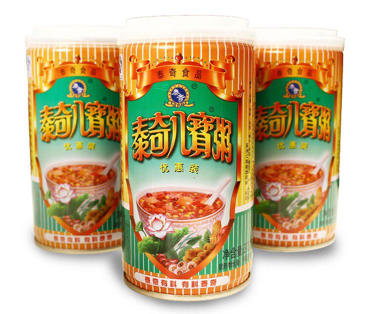 泰奇八宝粥玉米粥370g/12罐整箱红豆香沙原味优惠装大罐装速食粥_虎窝淘