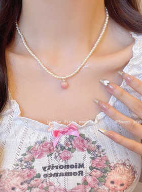 法式温柔甜美高级感锁骨链多巴胺