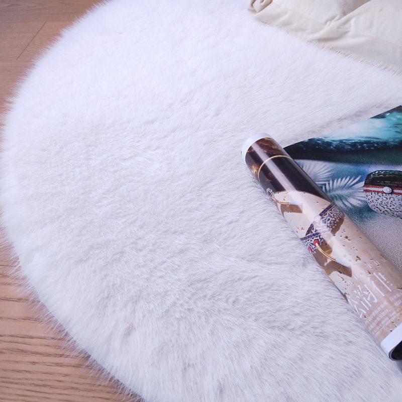 纯白色仿狐狸毛长毛绒休闲卧室床边地毯电脑椅垫梳妆椅垫衣帽间毯,淘宝优惠券,粉丝福利购,淘宝优惠卷