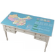 Chinese map book table mat leather tablecloth