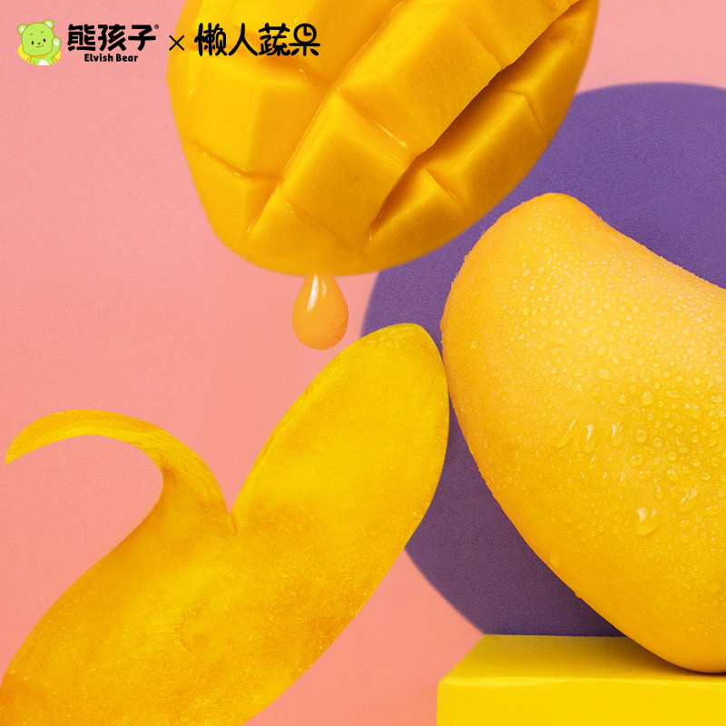 熊孩子大礼包a级一箱整箱装芒果干 熊孩子食品芒果干