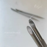 Двусторонняя дизайнерская отшелушивающая глина, набор маникюрных инструментов для маникюра, зеркальный эффект