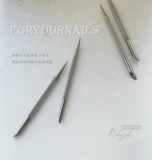 Двусторонняя дизайнерская отшелушивающая глина, набор маникюрных инструментов для маникюра, зеркальный эффект