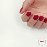 Южнокорейский высокий нежный розовый лак для ногтей Красный костюм -Мэри Королева Красный А19