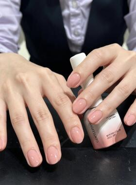 韩国贵妇裸色蜜桃甲油胶GS10