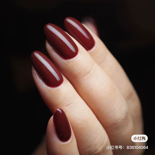 Импортный демисезонный бордовый лак для ногтей для маникюра, в корейском стиле, Южная Корея