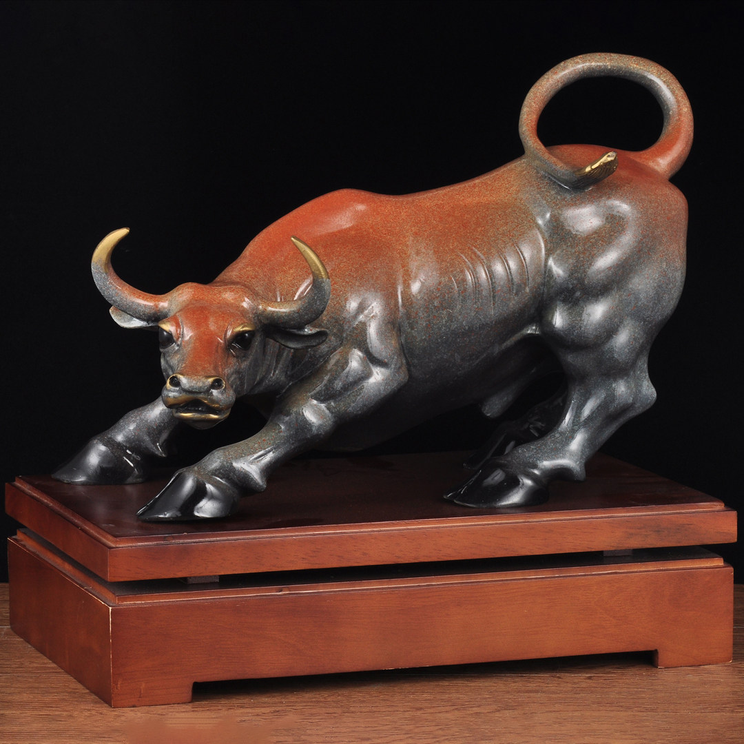 彩铜华尔街牛摆件招财牛市牛气冲天摆设家居客厅酒柜办公室装饰品,淘宝优惠券,粉丝福利购,淘宝优惠卷
