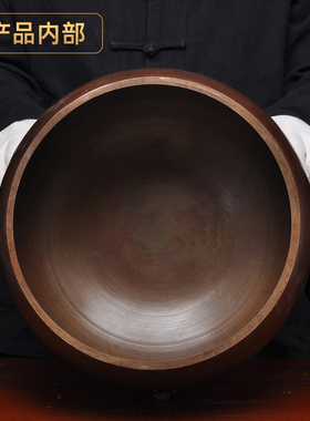 特大号彩铜两层宝鼎油灯室内户外酥油灯防风油灯防雨罩供灯长明灯