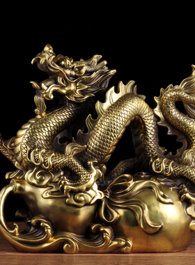 摆件纯铜招财办公室开业礼品