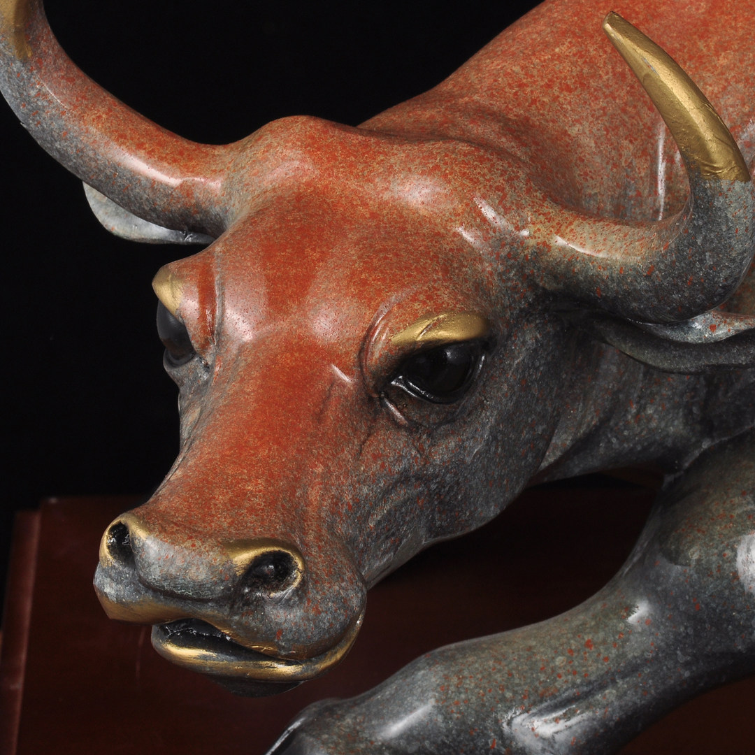 彩铜华尔街牛摆件招财牛市牛气冲天摆设家居客厅酒柜办公室装饰品,淘宝优惠券,粉丝福利购,淘宝优惠卷