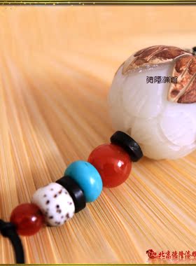 手工本命年菩提子民族风毛衣链