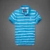 Hoa Kỳ AF nam mùa hè mới cotton mỏng ve áo bình thường fawn af sọc áo thun ngắn tay - Polo áo thun nam polo Polo