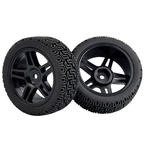 1:10平跑车XV01房车94123抓地68mm拉力迷宫轮胎TT02田宫FW06无限 - 图2