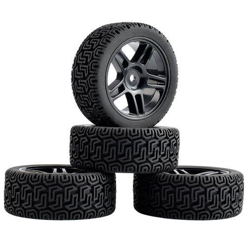 1:10平跑车XV01房车94123抓地68mm拉力迷宫轮胎TT02田宫FW06无限 - 图0