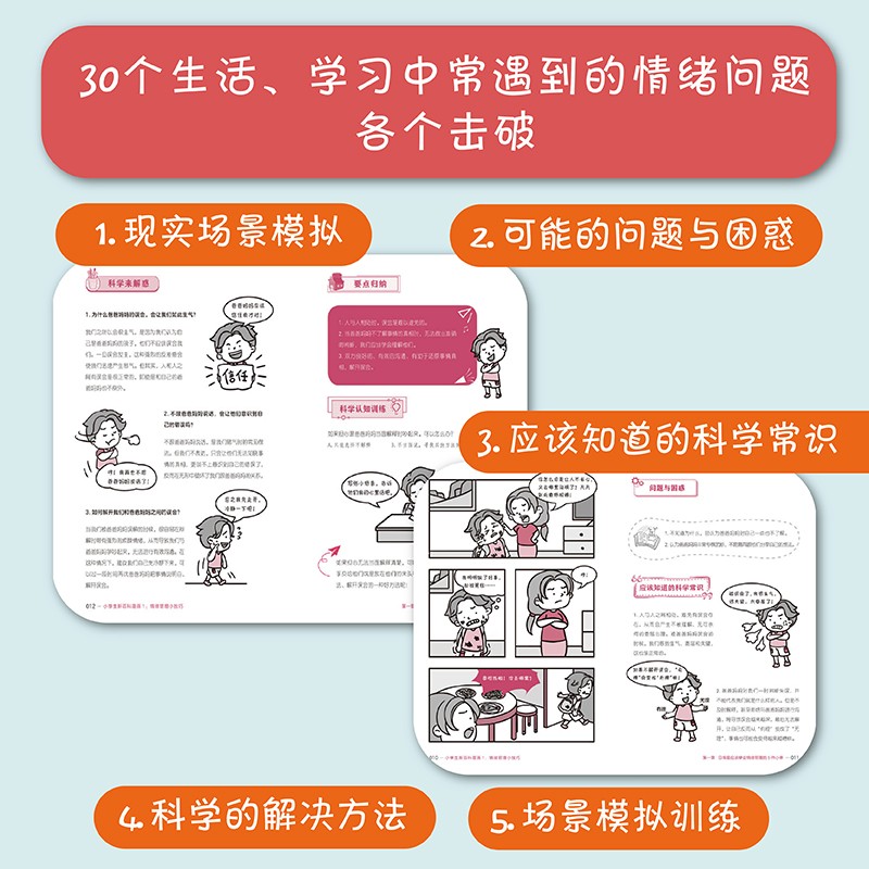 2021广东省暑假读一本好书小学生新百科漫画：情绪管理小技巧 问童子书局 中小学生推荐书本一二三四五六七八九年级课外读物 - 图1