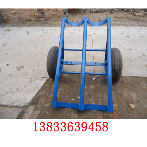 单双杆电力施工运杆车水泥杆运输车拖杆炮车下置式18米杆车拉杆车 - 图0