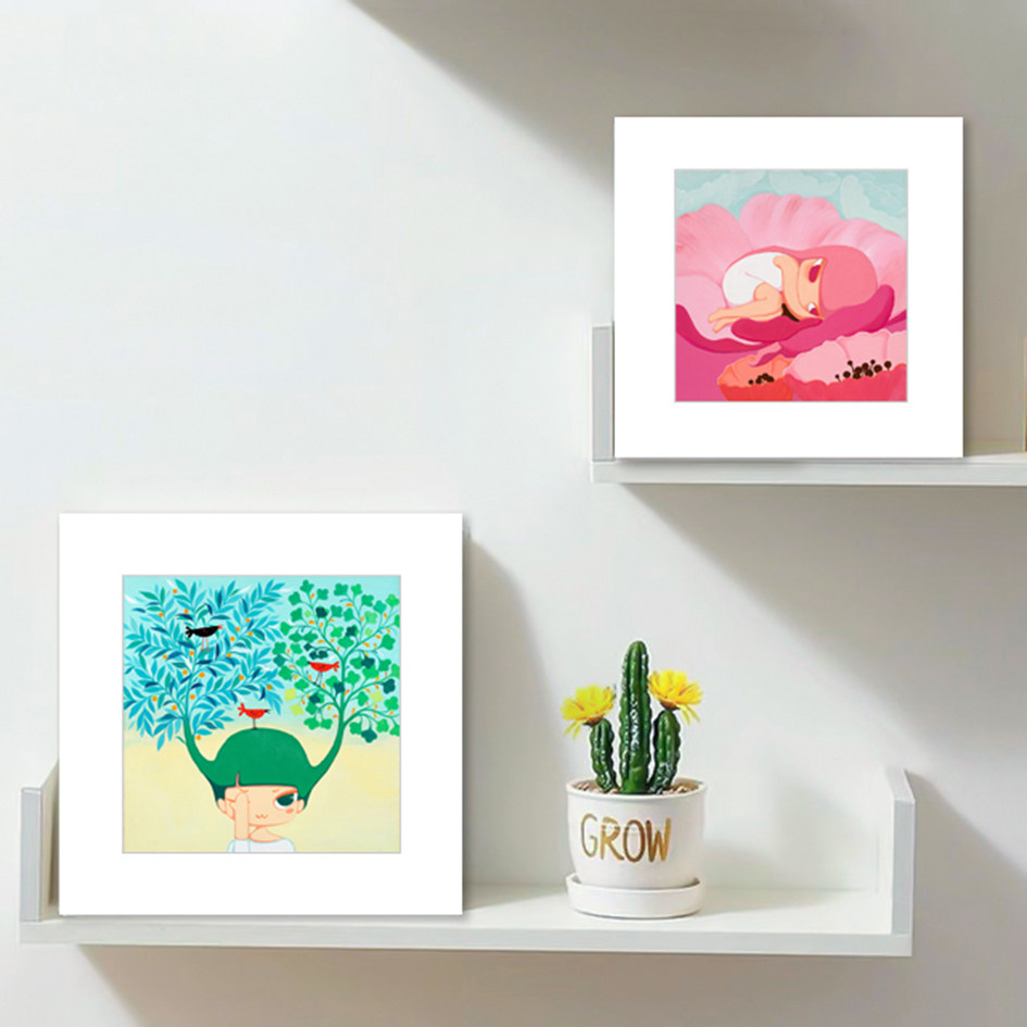 Acid-free cardboard customization + picture framing