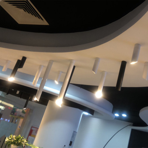 艺派灯饰现代简约风格北欧设计师艺术创意餐厅吧台铝材竹筒吸顶灯-图1